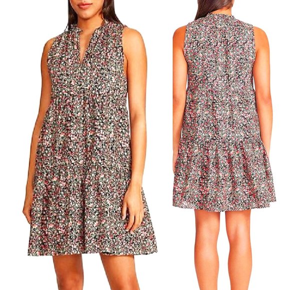 BB Dakota by Steve Madden Dresses & Skirts - BB Dakota Steve Madden Sleeveless Tiered Short Dress Fall Floral - NWT - XXL
